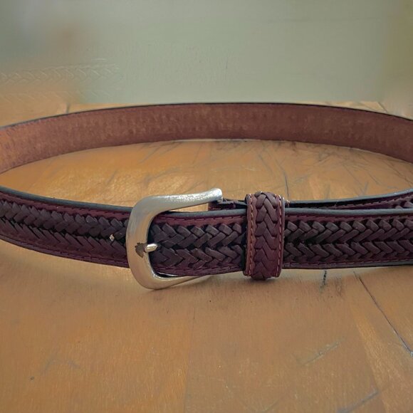 Vintage Braided Leather Belt - Picture 11 of 12